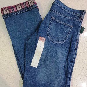 NWT Field N Forest Flannel Plaid Lined Jeans